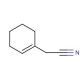 1-Cyclohexenylacetonitrile (CAS 6975-71-9) - chemical structure image