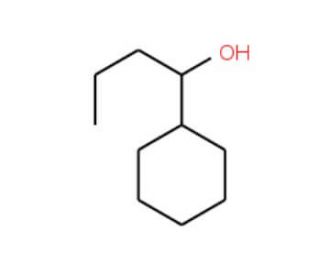 1-Cyclohexyl-1-butanol (CAS 4352-42-5) - chemical structure image