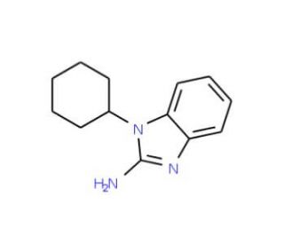 1-cyclohexyl-1H-1,3-benzodiazol-2-amine - chemical structure image
