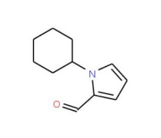 1-Cyclohexyl-1H-pyrrole-2-carbaldehyde (CAS 878422-21-0) - chemical structure image