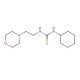 1-Cyclohexyl-3-(2-morpholinoethyl)-2-thiourea (CAS 21545-54-0) - chemical structure image