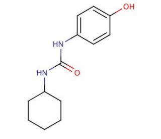 1-Cyclohexyl-3-(4-hydroxyphenyl)urea - chemical structure image