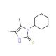 1-cyclohexyl-4,5-dimethyl-1H-imidazole-2-thiol - chemical structure image
