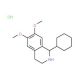 1-Cyclohexyl-6,7-dimethoxy-1,2,3,4-tetrahydroisoquinoline hydrochloride (CAS 69743-49-3) - chemical structure image