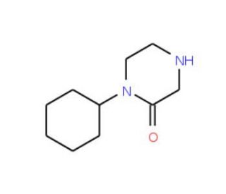 1-Cyclohexyl-piperazin-2-one - chemical structure image