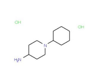 1-Cyclohexyl-piperidin-4-ylamine dihydrochloride - chemical structure image