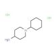 1-Cyclohexyl-piperidin-4-ylamine dihydrochloride - chemical structure image