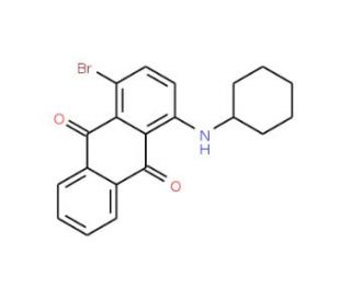 1-Cyclohexylamino-4-bromoanthrqaquinone (CAS 14233-28-4) - chemical structure image