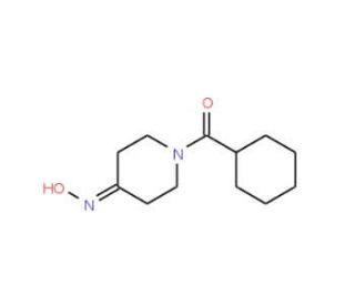 1-(cyclohexylcarbonyl)piperidin-4-one oxime - chemical structure image