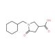 1-Cyclohexylmethyl-5-oxo-pyrrolidine-3-carboxylic acid - chemical structure image