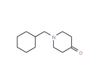 1-(cyclohexylmethyl)piperidin-4-one - chemical structure image