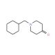 1-(cyclohexylmethyl)piperidin-4-one - chemical structure image