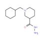 1-(Cyclohexylmethyl)piperidine-3-carbohydrazide - chemical structure image