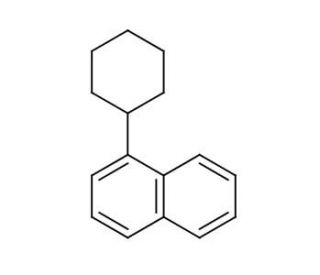 1-Cyclohexylnaphthalene (CAS 3042-69-1) - chemical structure image