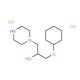 1-Cyclohexyloxy-3-piperazin-1-yl-propan-2-oldihydrochloride - chemical structure image