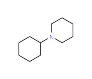1-Cyclohexylpiperidine (CAS 3319-01-5) - chemical structure image