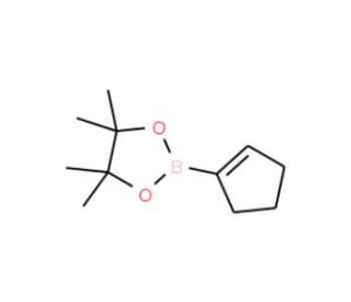 1-Cyclopentenylboronic acid pinacol ester (CAS 287944-10-9) - chemical structure image
