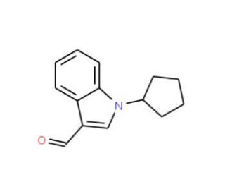 1-Cyclopentyl-1H-indole-3-carbaldehyde - chemical structure image