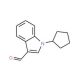 1-Cyclopentyl-1H-indole-3-carbaldehyde - chemical structure image