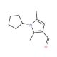 1-Cyclopentyl-2,5-dimethyl-1H-pyrrole-3-carbaldehyde (CAS 326916-19-2) - chemical structure image