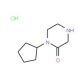 1-Cyclopentyl-piperazin-2-one hydrochloride - chemical structure image
