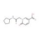 1-Cyclopentylcarbamoylmethyl-6-oxo-1,6-dihydro-pyridine-3-carboxylic acid - chemical structure image