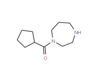 1-(cyclopentylcarbonyl)-1,4-diazepane - chemical structure image