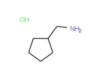 1-cyclopentylmethanamine hydrochloride (CAS 58714-85-5) - chemical structure image