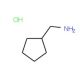 1-cyclopentylmethanamine hydrochloride (CAS 58714-85-5) - chemical structure image