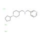 [(1-Cyclopentylpiperidin-4-yl)methyl]-(pyridin-3-ylmethyl)amine trihydrochloride - chemical structure image