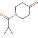 1-cyclopropanecarbonylpiperidin-4-one - chemical structure image