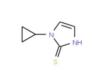 1-cyclopropyl-1H-imidazole-2-thiol - chemical structure image