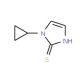 1-cyclopropyl-1H-imidazole-2-thiol - chemical structure image