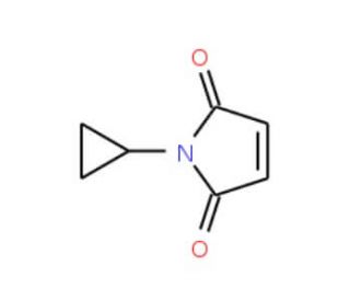 1-cyclopropyl-1H-pyrrole-2,5-dione (CAS 28001-33-4) - chemical structure image