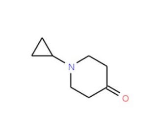 1-Cyclopropyl-4-piperidone (CAS 62813-01-8) - chemical structure image