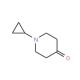 1-Cyclopropyl-4-piperidone (CAS 62813-01-8) - chemical structure image