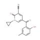 1-Cyclopropyl-5-(2-hydroxy-5-methyl-benzoyl)-2-oxo-1,2-dihydro-pyridine-3-carbonitrile - chemical structure image