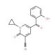 1-cyclopropyl-5-(2-hydroxybenzoyl)-2-oxo-1,2-dihydropyridine-3-carbonitrile - chemical structure image