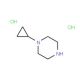 1-Cyclopropyl-piperazine dihydrochloride (CAS 139256-79-4) - chemical structure image