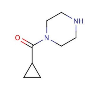 1-(Cyclopropylcarbonyl)piperazine (CAS 59878-57-8) - chemical structure image