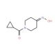1-(cyclopropylcarbonyl)piperidin-4-one oxime - chemical structure image