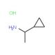 1-cyclopropylethanamine hydrochloride (CAS 42390-64-7) - chemical structure image