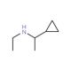(1-cyclopropylethyl)ethylamine - chemical structure image