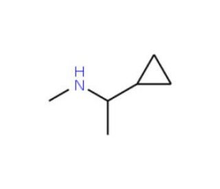 (1-cyclopropylethyl)methylamine - chemical structure image