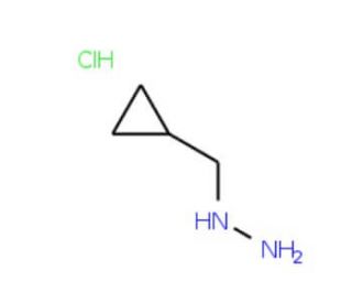 1-(cyclopropylmethyl)hydrazine hydrochloride - chemical structure image
