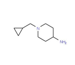 1-(cyclopropylmethyl)piperidin-4-amine - chemical structure image