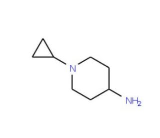 1-cyclopropylpiperidin-4-amine (CAS 62813-02-9) - chemical structure image
