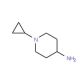 1-cyclopropylpiperidin-4-amine (CAS 62813-02-9) - chemical structure image