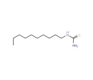 1-Decyl-2-thiourea (CAS 24827-74-5) - chemical structure image