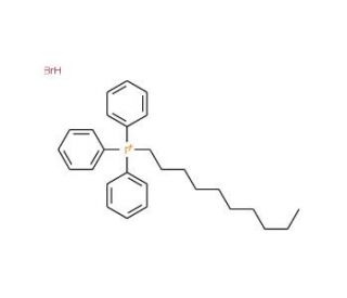 (1-Decyl)triphenylphosphonium bromide (CAS 32339-43-8) - chemical structure image